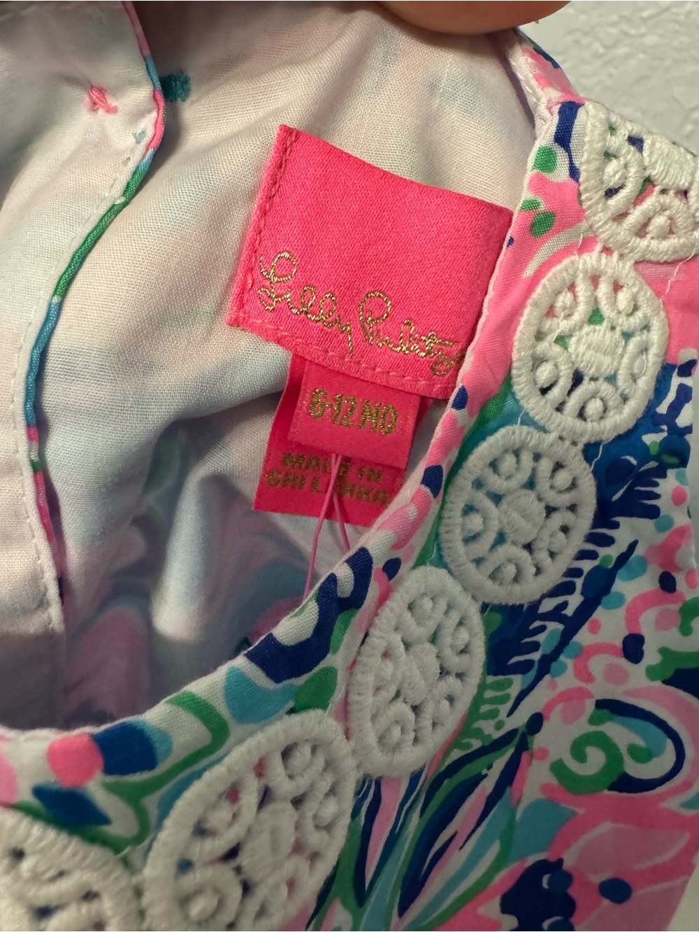 Lilly Pulitzer 6-12 months Baby Lilly shift dress with bloomers - Picture 5 of 5